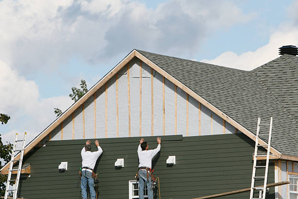 Professional Siding Repair technician working in Forbes Road, PA